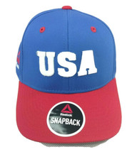 Reebok USA UFC Snapback Hat Red White Blue Ultimate Fighting Champ Baseball Cap  - £8.83 GBP