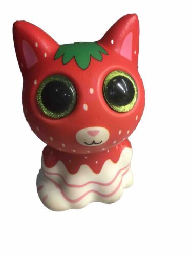 Grin Amazing Squishee Relief Stress 3+ Foodie Friends Cat  Shaped 5” - N... - $29.58