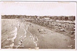 Postcard Sands From Pier Paignton Bathers On Beach United Kingdom  - £9.94 GBP