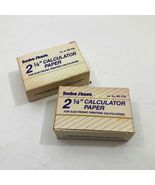 2 Radio Shack Vintage Boxes of 1-1/4&quot; CALCULATOR PAPER 6 Rolls # 65-715 ... - $254.06 MXN