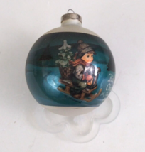Vintage 1983 M.J. Hummel Ride Into Christmas Ornament First Annual Edition &amp; Box - £6.09 GBP