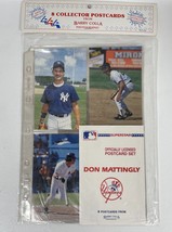 Don Mattingly Sealed 1989 Barry Colla Official Photo Postcard Set - £7.84 GBP