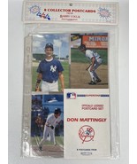 Don Mattingly Sealed 1989 Barry Colla Official Photo Postcard Set - $20.56 CAD
