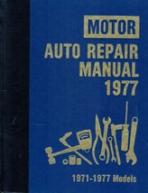 Motor Auto Repair Manual 1977 / 1971-1977 Modles 40TH Ed Hardcover - £9.09 GBP