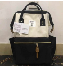 2022 Anello black white Japan Unisex Fashion Backpack Rucksack Diaper Travel Bag - £14.07 GBP