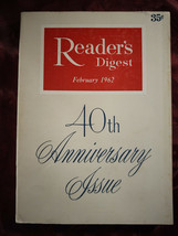 Readers Digest February 1962 Bruce Barton Berlin Arthur C Clarke Harpo Marx - £8.33 GBP