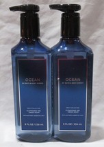 Bath &amp; Body Works Men&#39;s Collection Cleansing Gel Hand Soap Lot Set of 2 OCEAN - £18.97 GBP