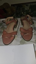 Indigo ladies salmon pink sandal shoes size uk 5.5 Brand new - £30.68 GBP