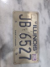 Vintage 1970&#39;s Illinois &quot;Land Of Lincoln&quot; License Plate JB 6527 Expired - £7.79 GBP