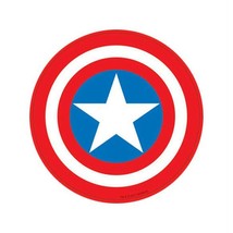 Captain America Shield Symbol Sticker Red - $8.98