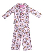 Hello Kitty Halloween Pumpkins Girl's Print Pink Flannel Pajama Set - $500.56 MXN Hello Kitty Halloween Pumpkins Girl's Print Pink Flannel Pajama Set - $500.56 MXN