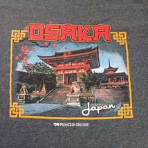 Gildan Heavy Cotton PRINCESS CRUISES Men's Gray Short Sleeve Graphic T-Shirt 2XL image 3