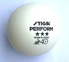 Stiga 3  D40+ Table Tennis Balls New Material Plastic Poly Ping Pong Balls Ittf  - £93.51 GBP