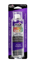 Tulip ColorShot Instant Fabric Color Spray Paint, Purple, 3 Oz. - £8.58 GBP