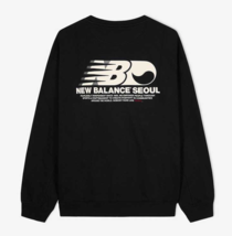 New Balance UNI Seoul Exclusive Sweatshirt Unisex Casual Top Black NBNCF... - $112.41