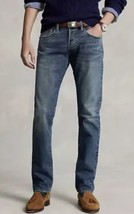 NWT Polo Ralph Lauren Mens 40 Sullivan Slim Jeans Stretch Denim 40x30 Bl... - $66.52