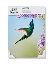 Hummingbird Wall Prints Set of 5 Stretched Canvas over Frame Multicolor image 2