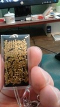 NICHIREN SHU OMAMORI GOHONZON With 22K GOLD KANJIN CHARACTERS With Chain... - £195.54 GBP