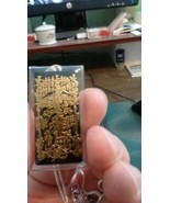 NICHIREN SHU OMAMORI GOHONZON With 22K GOLD KANJIN CHARACTERS With Chain... - £195.76 GBP