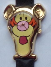 Disney Tigger Watch! His Face is the Bezel! TTFN! Ta Ta For Now! Printed on Band - £98.99 GBP