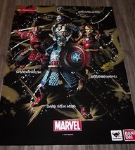 Marvel Comics Samurai Spiderman Iron Man Captain America Promo Poster Con Nycc - £15.56 GBP