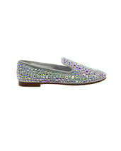 Giuseppe Zanotti Studded Smoking Slippers In Suede Women Grey Size 35 - $285.00