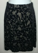 ING International Newport Garment Womens Black Beige Floral Pencil Skirt... - $29.99