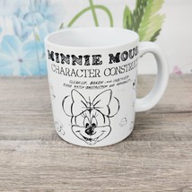 Disney Parks Minnie Mouse Character Construction Coffee Mug Cup - £7.50 GBP