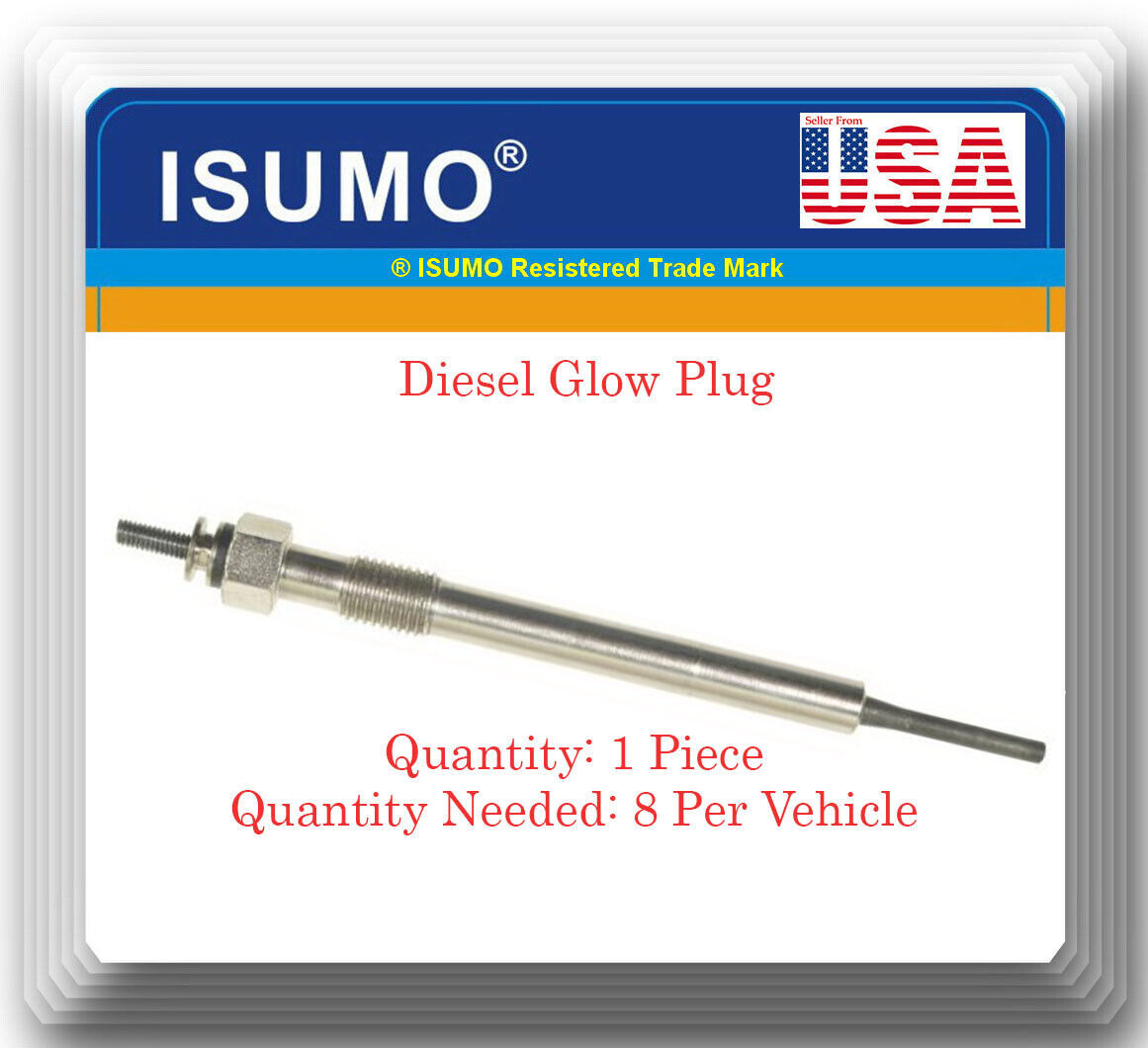 Primary image for 1 Kit Diesel Glow Plug Fits:OEM#97226202 Chevrolet GMC 2001-2004 V8 6.6L