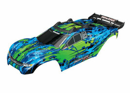 Traxxas Part 6717G Rustler Green Painted Body New in Package - £79.92 GBP