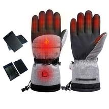 Heated Gloves Electric Winter Warm Touch Screen Gloves With 3 Levels Temperature - £34.72 GBP