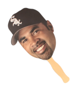 Chicago White Sox Ozzie Guillen 2005 Face Mask Fan VGC - $12.19