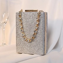 New s Sequin Evening Clutch Bag for Women 2023 Fashion  Party Purse Lady Wedding - £55.10 GBP