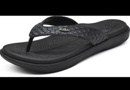 9.5 KuaiLu Womens Flip Flops Ladies Yoga Mat Comfortable Walking Thong Sandals - £14.14 GBP