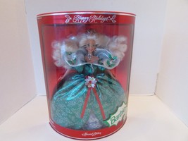 Mattel 14123 Happy Holidays Barbie 1995 New Green Silver Holly Special Ed LotP - £22.64 GBP