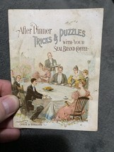 Seal Brand Coffee After Dinner Tricks And Puzzles Victorian Games Booklet - $28.05