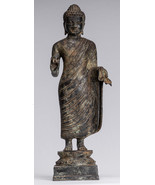 Antigüedad Indonesio Estilo Bronce Javanés Enseñanza Buda - 40cm/40.6cm - $2,118.36
