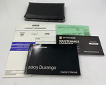 2003 Dodge Durango Owners Manual Handbook Set with Case OEM D03B05046 - £39.43 GBP