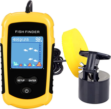 Handheld Kayak Fish Depth Finder Portable Transducer Fish Finder Sonar B - $1,682.87 MXN
