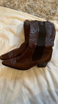 Ladies Marks &amp; Spencer Autograph Brown Knee Length Boots Size 5.5 Expres... - £9.12 GBP