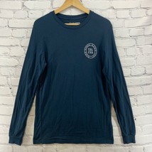 Volcom Stone Made T-Shirt Long Sleeve Top Blue Mens Sz S Small - $14.84