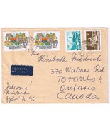 Stamps Art Hungary Envelope Budapest Dunakanyar Danube Bend - £3.09 GBP