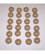24 Used LEGO Dark Tan Cylinders 2 x 2 with Dome Top  Domes  553 - £10.17 GBP
