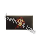 New Tasmanian Devil Taz Design Leather Checkbook Cover - $417.20 MXN