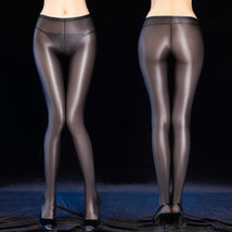 Women&#39;s Ultra Sheer Oil Shiny Glossy Pantyhose Tights Stockings Stretchy... - £10.03 GBP