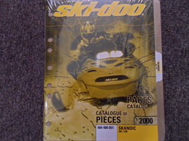 2000 Ski Doo Skandic 380 500 Parts Accessories Catalog Manual Factory OEM Book - $18.95