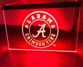 Alabama Crimson Tide Logo Illuminated Led Neon Sign Home Decor, Lights Décor - £20.53 GBP+