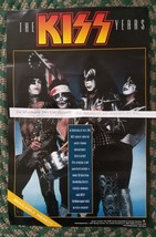 KISS YEARS  ORIGINAL PROMO POSTER!! 1997!!  11 X 17 INCHES!! EXTREMELY R... - $37.04
