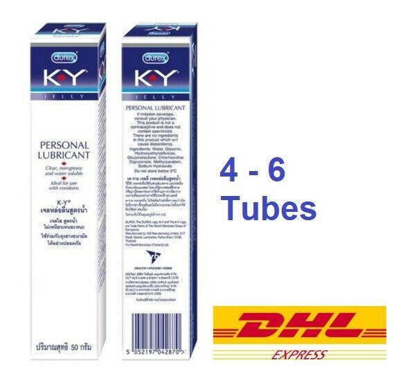 4,6 Durex K-Y Jelly Personal Lubricant Lube gel non-greasy KY Water Soluble 50g  - £26.69 GBP - £37.64 GBP