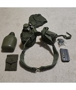 VTG Vietnam War US M1956 LCE Set Belt Pouches Canteen M60 Pouch Mag Med ... - $244.04